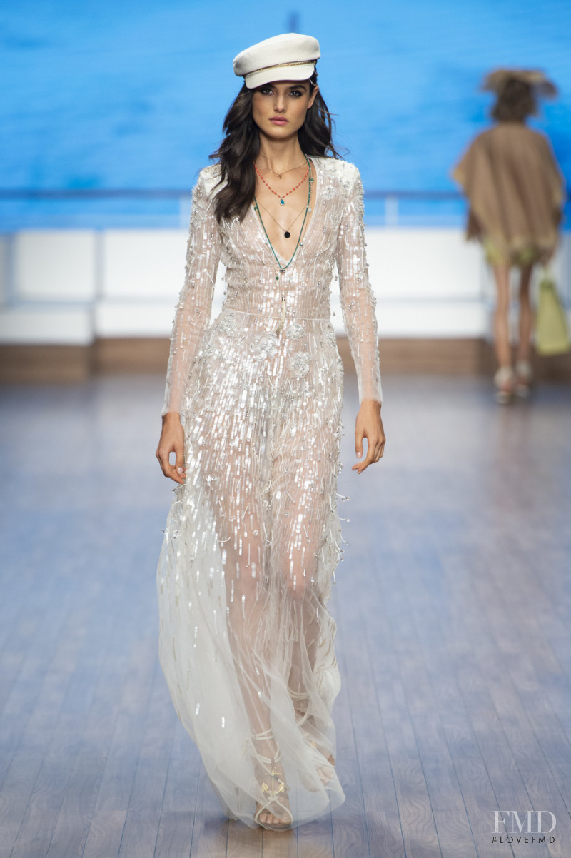 Blanca Padilla featured in  the Elisabetta Franchi fashion show for Spring/Summer 2020