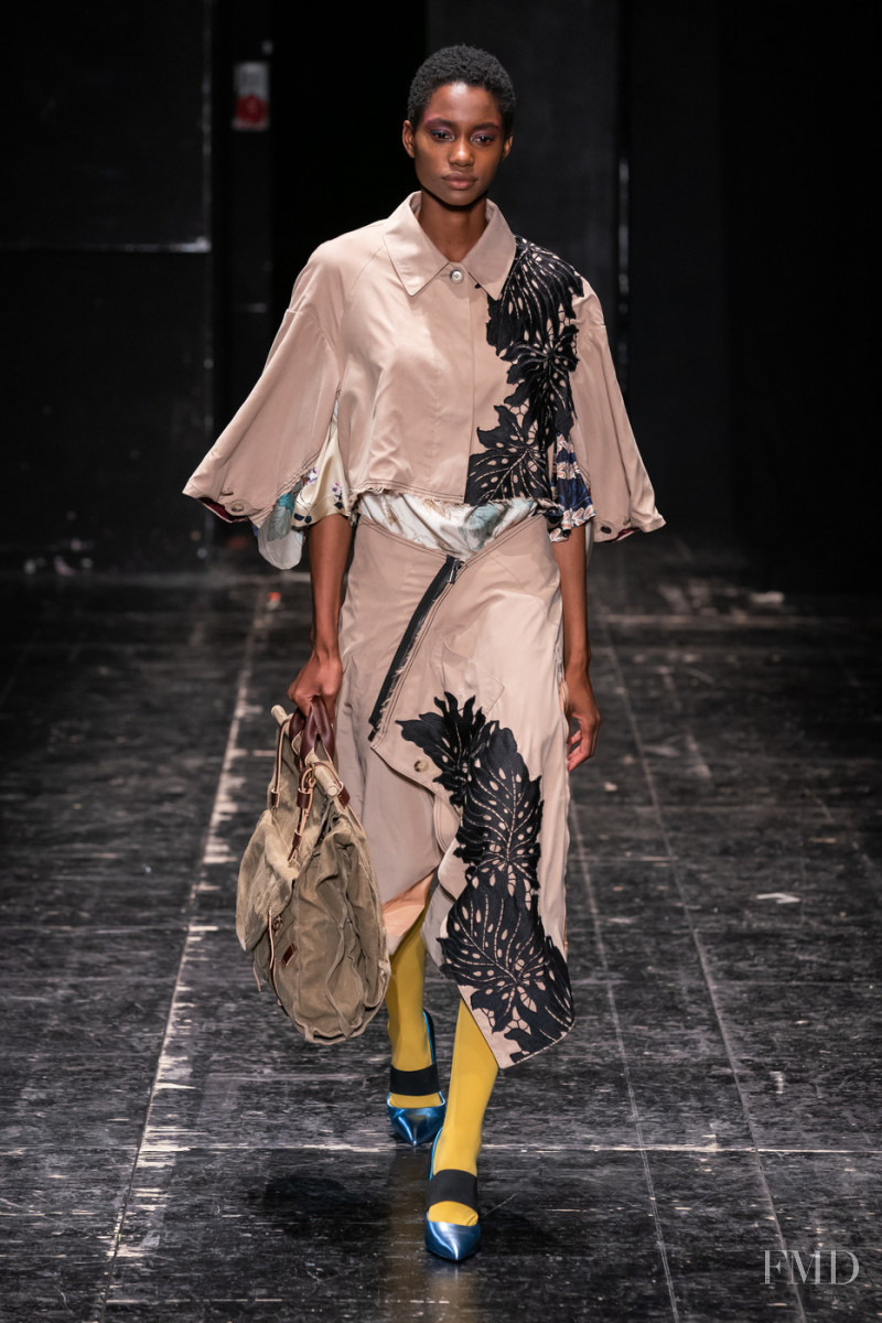Tara Falla featured in  the Antonio Marras fashion show for Spring/Summer 2020