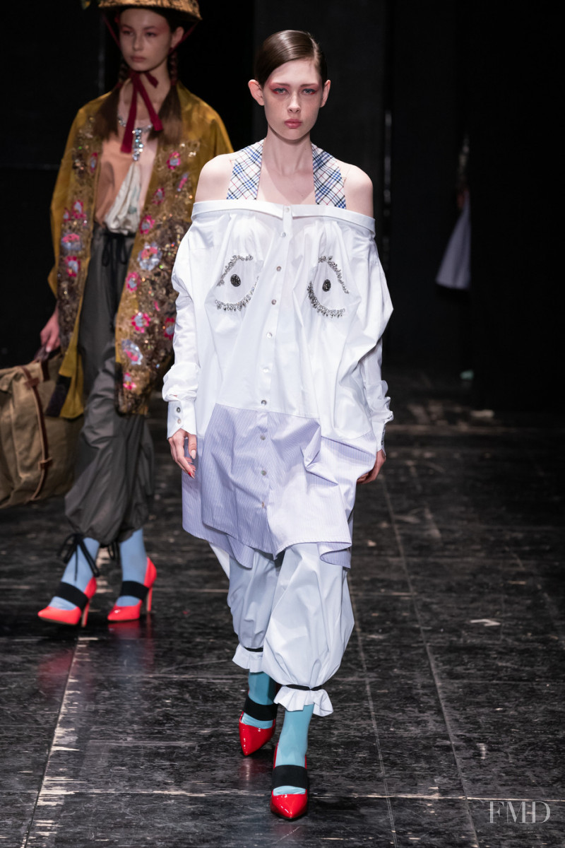 Pia Ekman featured in  the Antonio Marras fashion show for Spring/Summer 2020