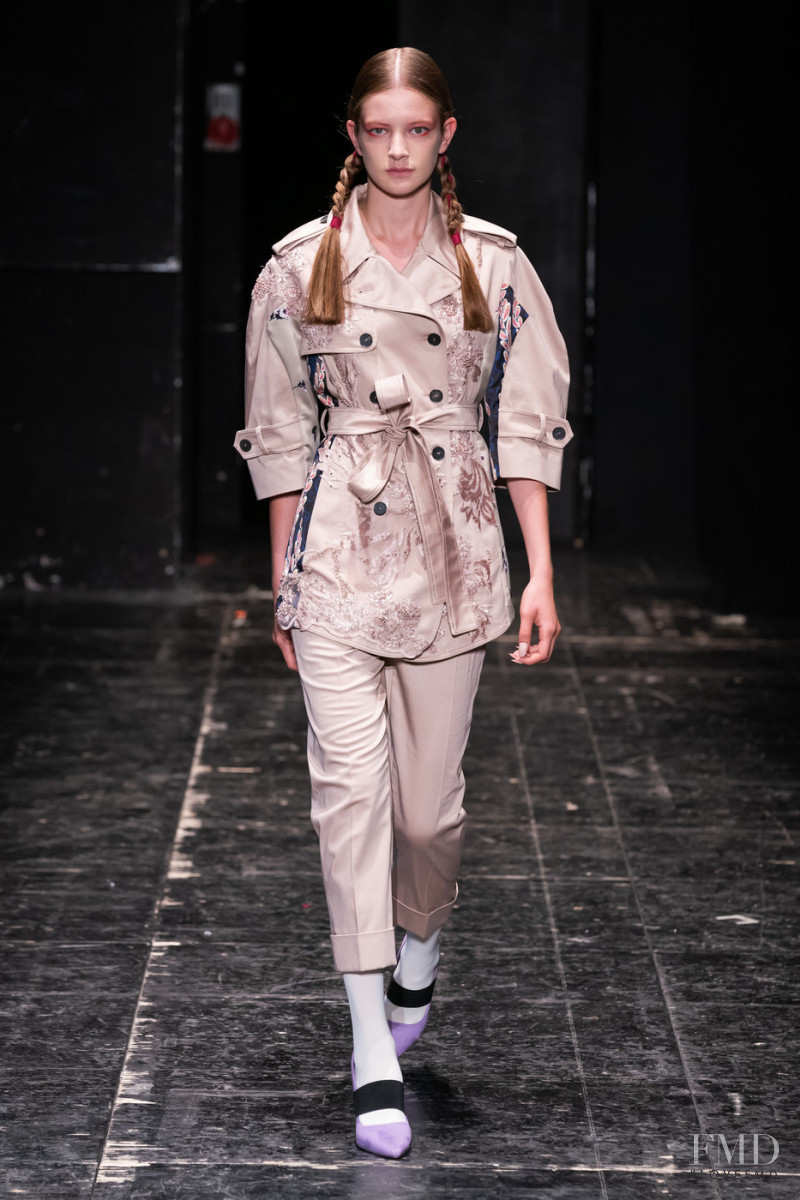 Fedde Betting featured in  the Antonio Marras fashion show for Spring/Summer 2020