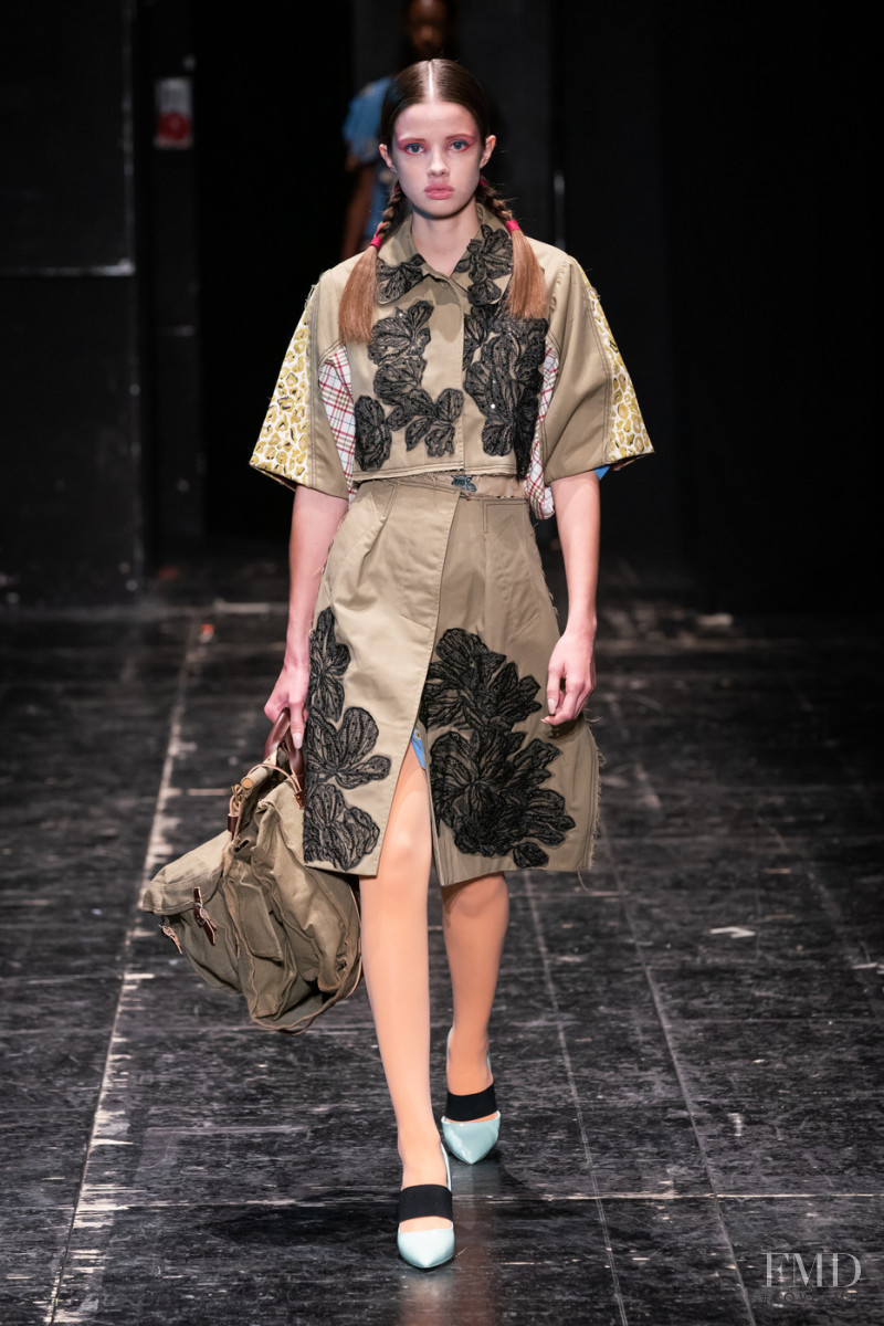 Nikolina Maticevic featured in  the Antonio Marras fashion show for Spring/Summer 2020