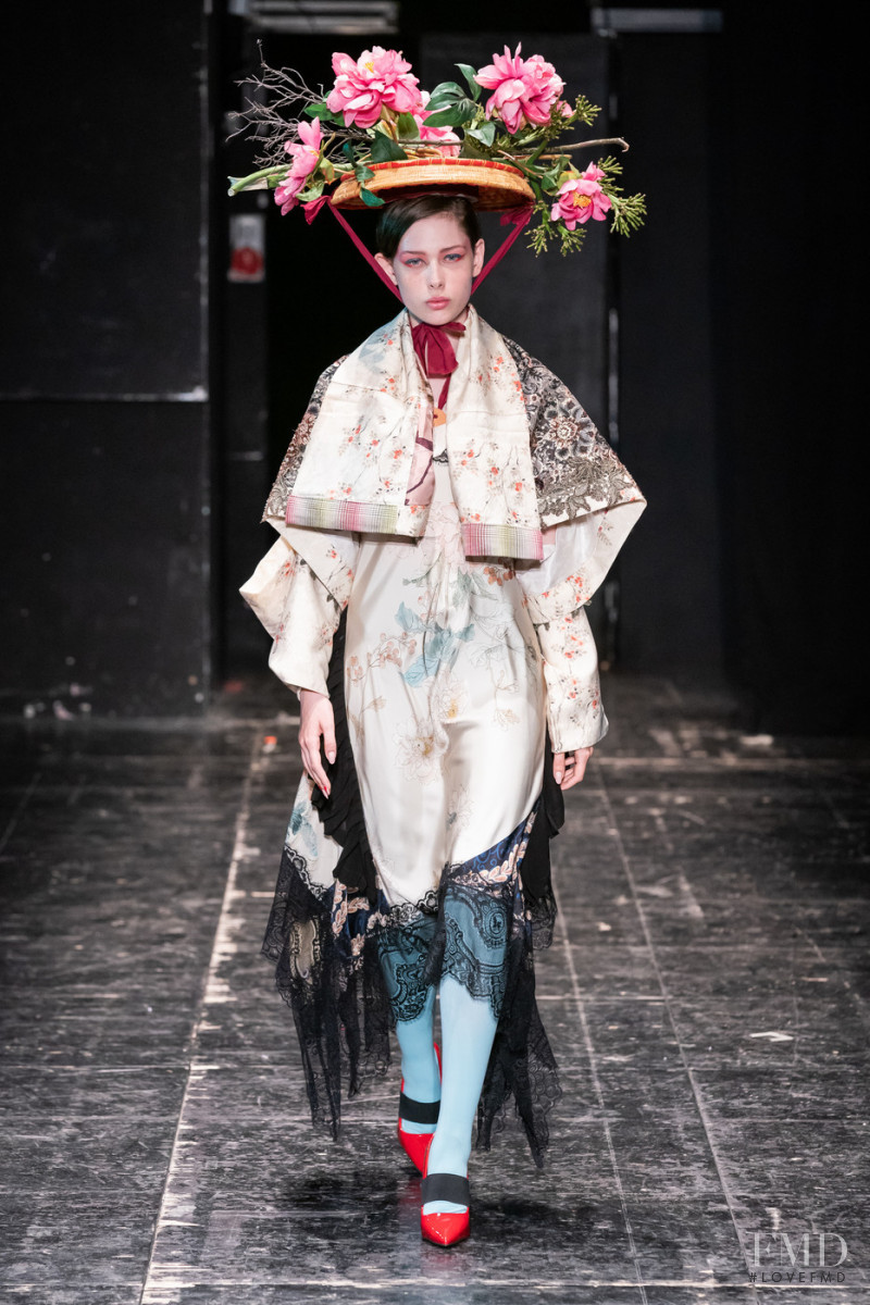 Pia Ekman featured in  the Antonio Marras fashion show for Spring/Summer 2020