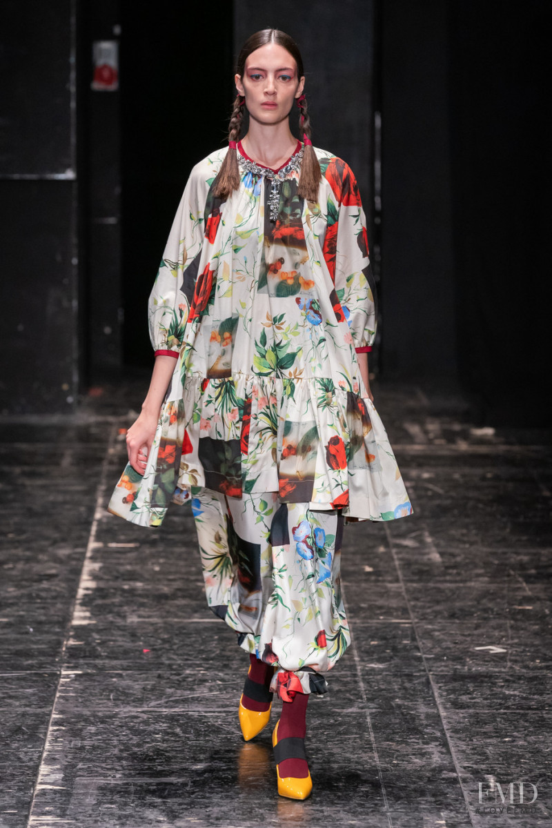 Lila Braghero featured in  the Antonio Marras fashion show for Spring/Summer 2020