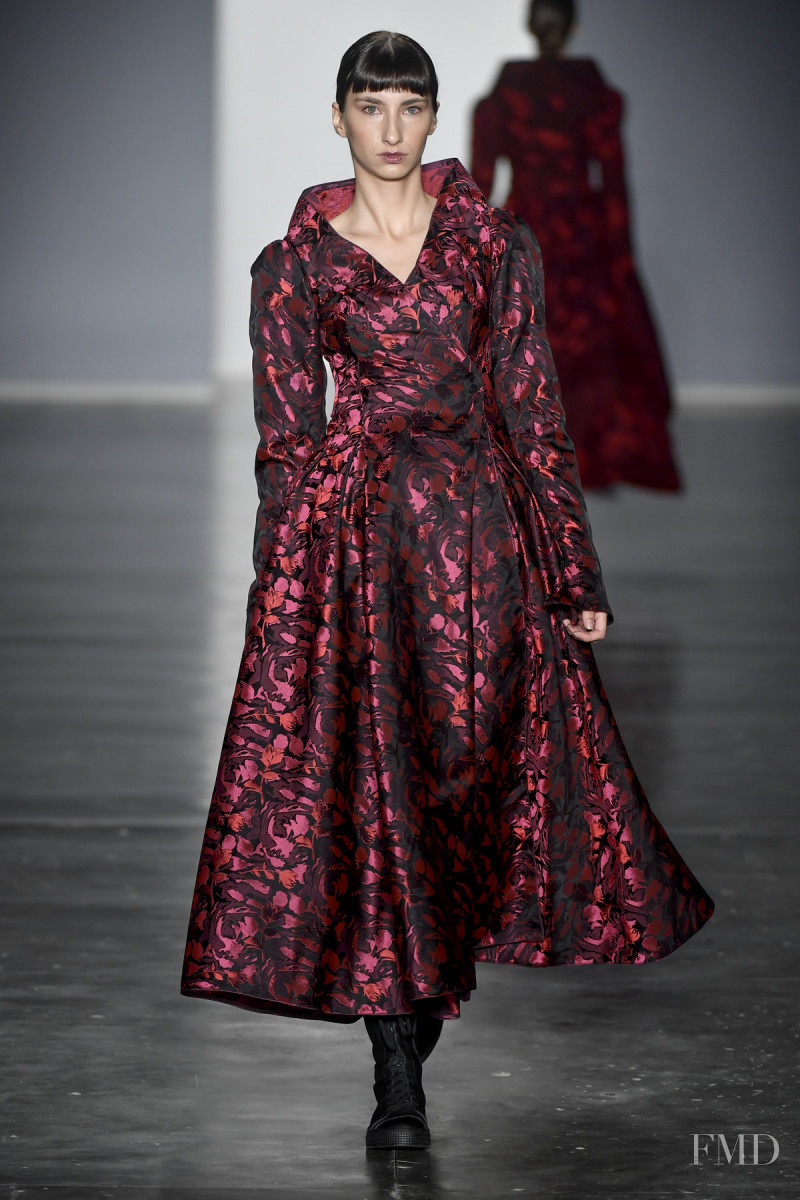 Alessandra Kozloski featured in  the Lino Villaventura fashion show for Autumn/Winter 2017