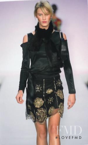Delfine Bafort featured in  the Matthew Williamson fashion show for Autumn/Winter 2003