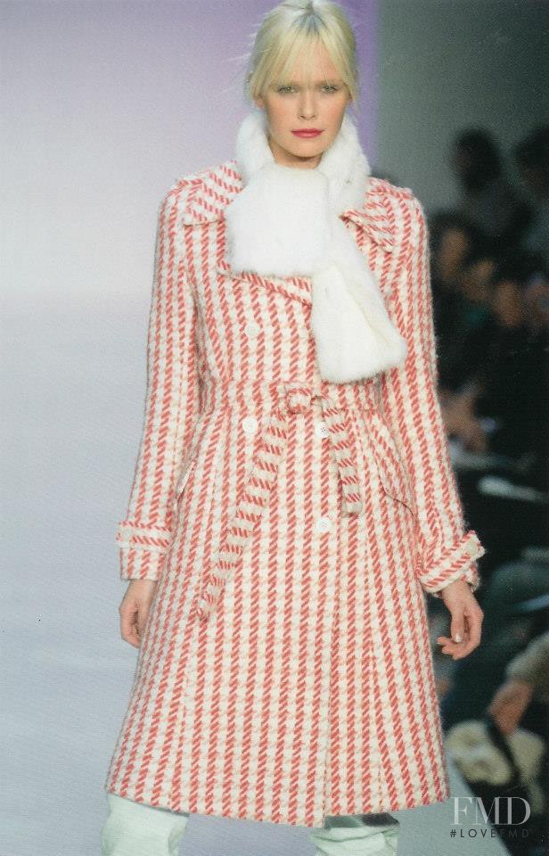 Dewi Driegen featured in  the Matthew Williamson fashion show for Autumn/Winter 2003