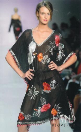 Jacquetta Wheeler featured in  the Matthew Williamson fashion show for Autumn/Winter 2003
