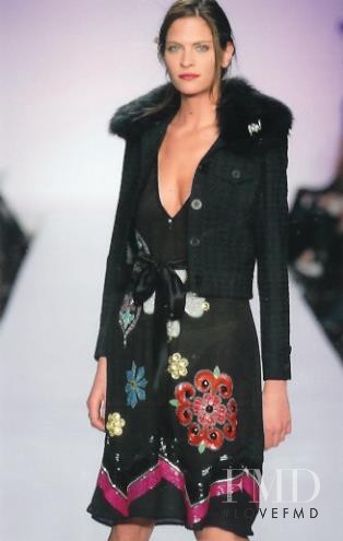 Frankie Rayder featured in  the Matthew Williamson fashion show for Autumn/Winter 2003