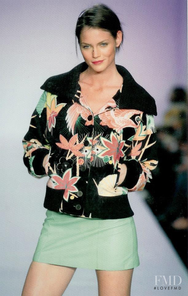 Mini Anden featured in  the Matthew Williamson fashion show for Autumn/Winter 2003