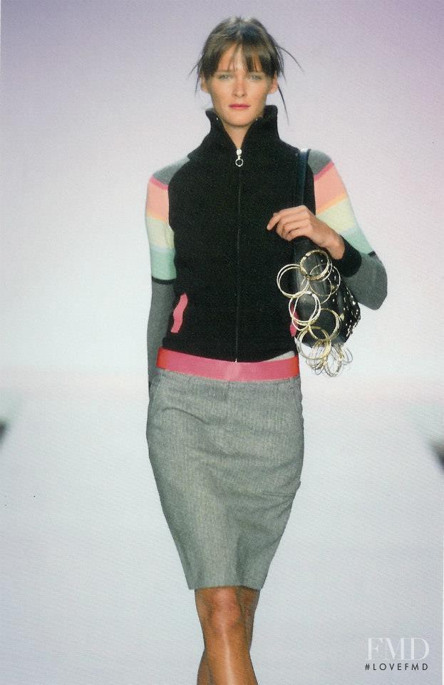 Carmen Kass featured in  the Matthew Williamson fashion show for Autumn/Winter 2003