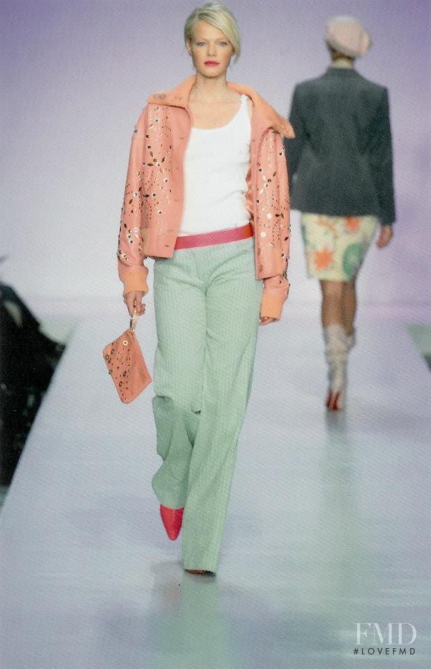 Marianne Schroder featured in  the Matthew Williamson fashion show for Autumn/Winter 2003