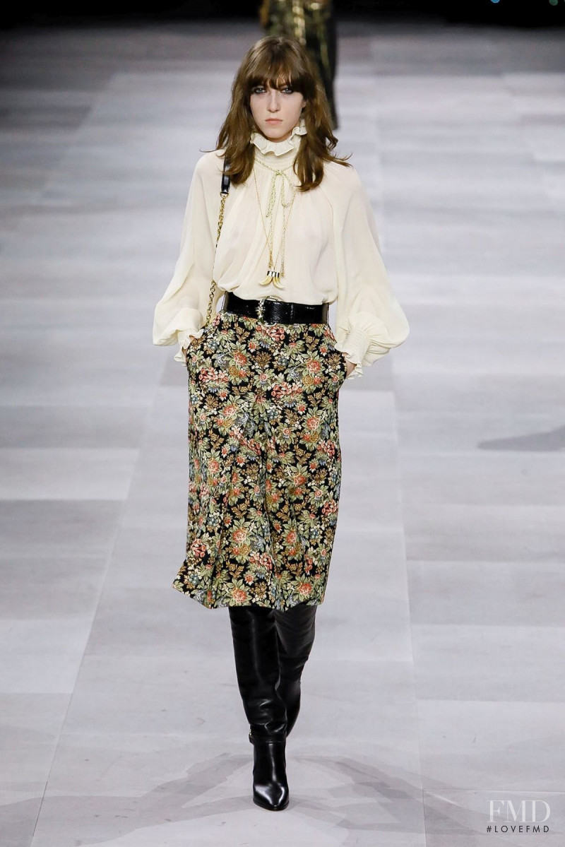 Evelyn Nagy featured in  the Celine fashion show for Spring/Summer 2020