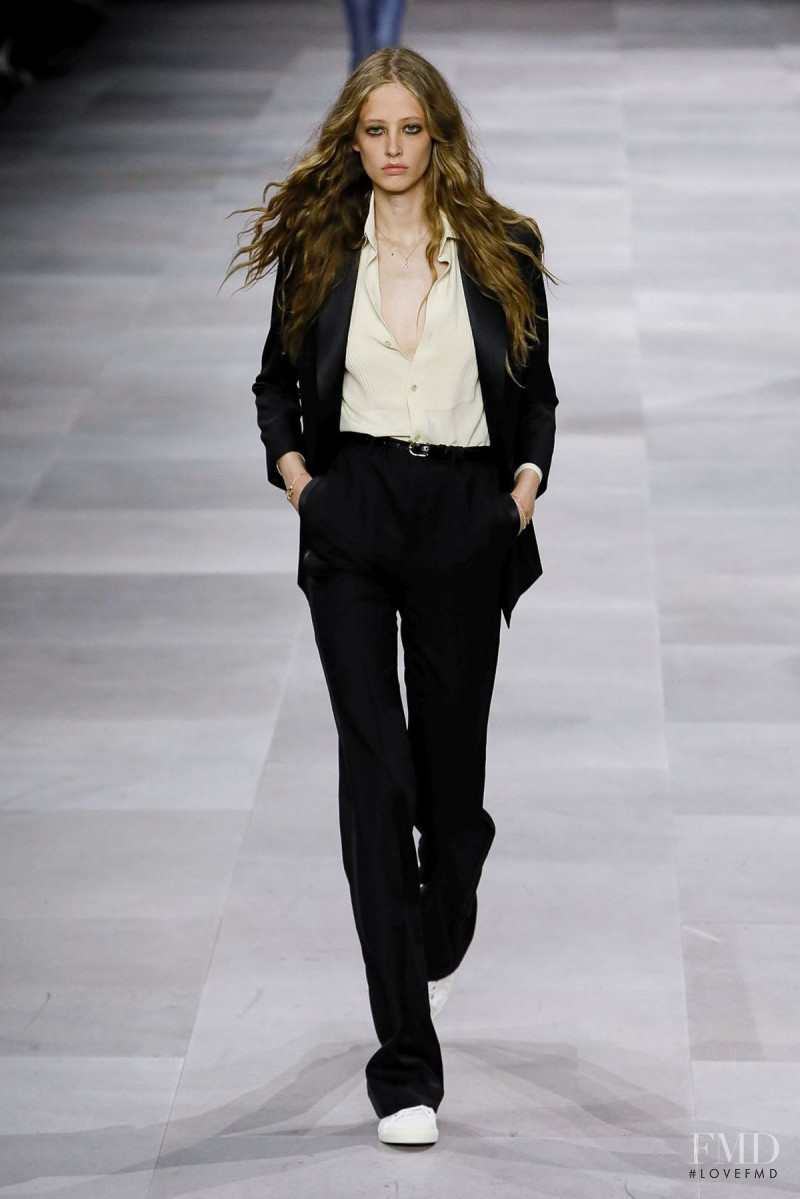 Anna Francesca featured in  the Celine fashion show for Spring/Summer 2020