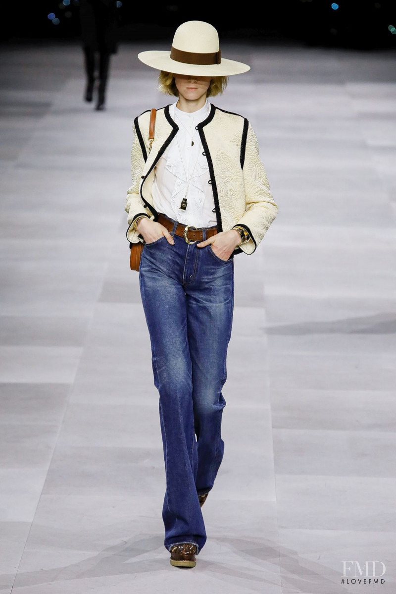 Emily Driver featured in  the Celine fashion show for Spring/Summer 2020