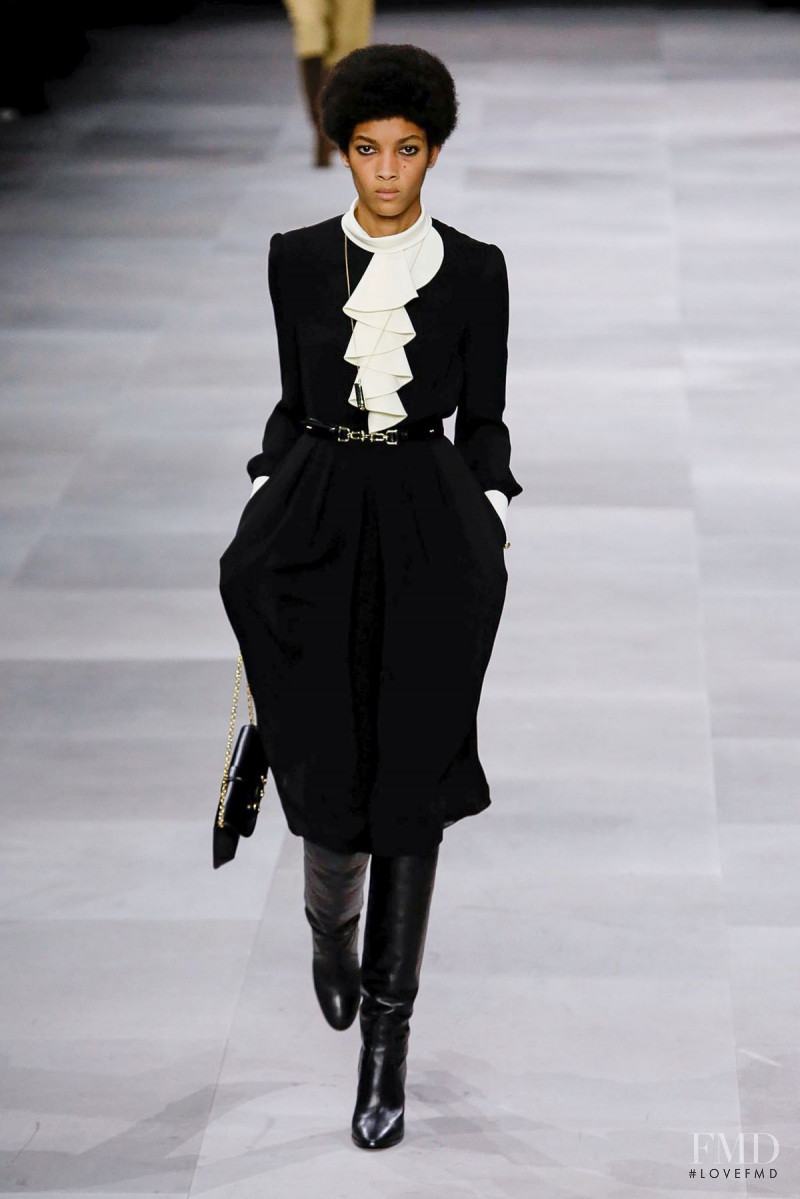 Licett Morillo featured in  the Celine fashion show for Spring/Summer 2020