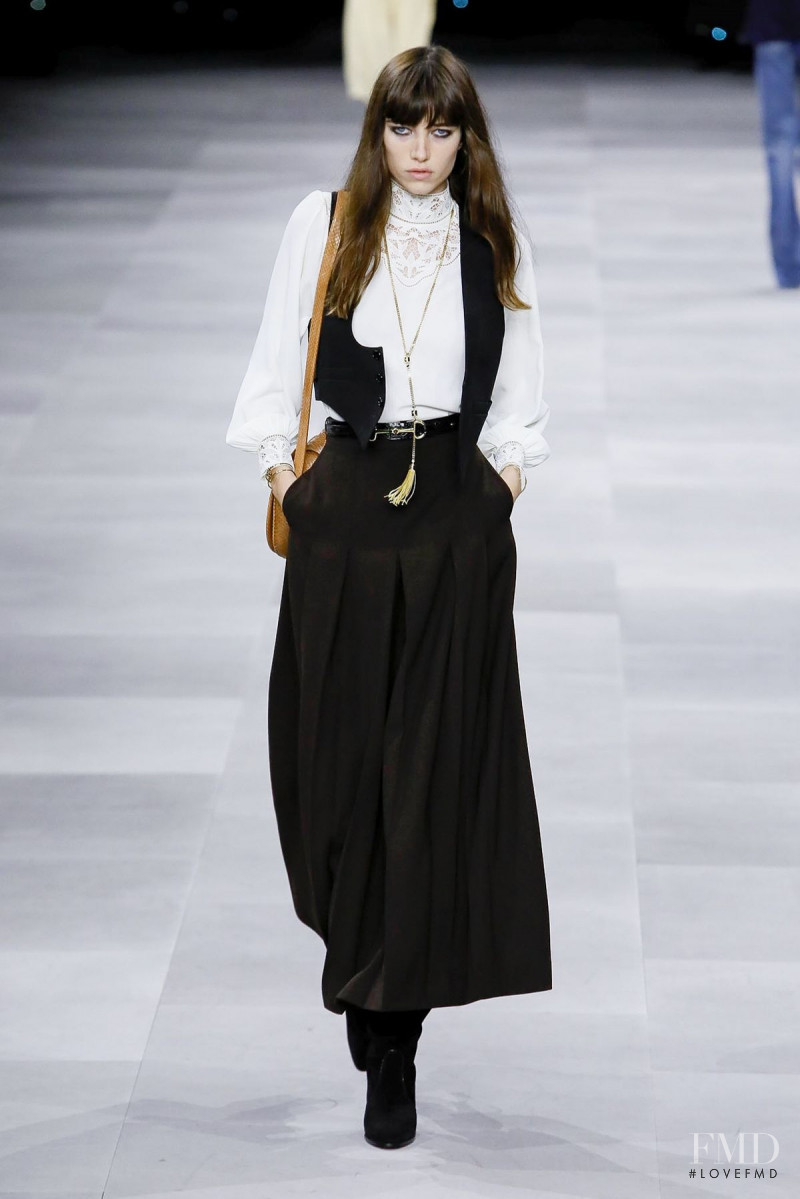 Grace Hartzel featured in  the Celine fashion show for Spring/Summer 2020