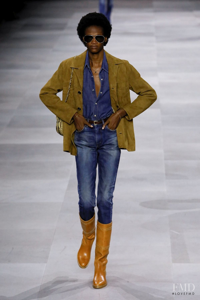 Christine Willis featured in  the Celine fashion show for Spring/Summer 2020