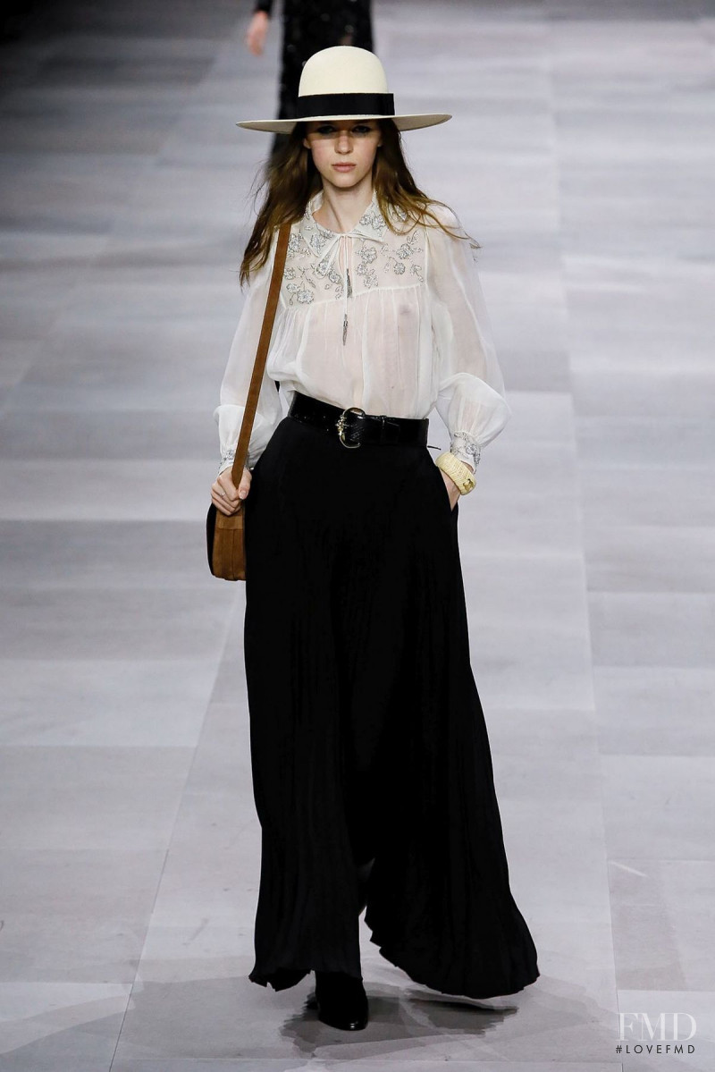 Tilda Jonsson featured in  the Celine fashion show for Spring/Summer 2020
