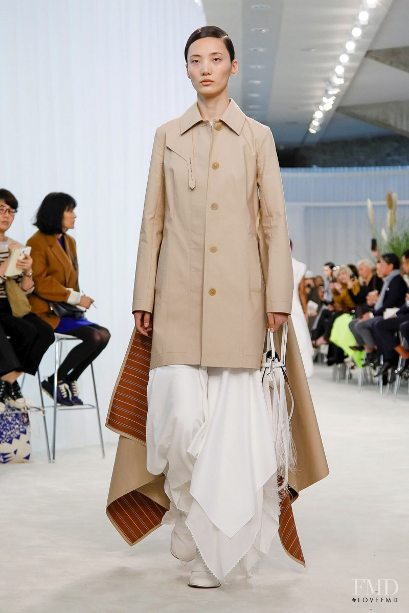 Liu Huan featured in  the Loewe fashion show for Spring/Summer 2020