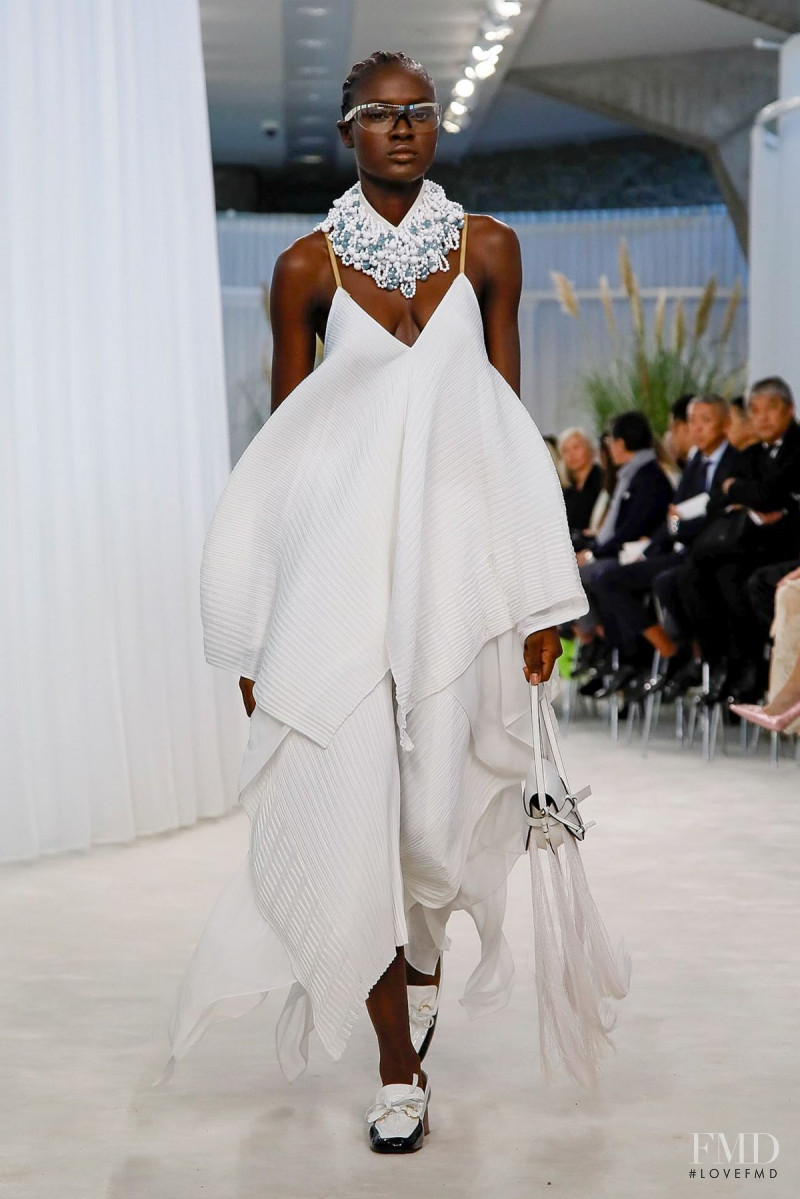 Oluwatosin Olajire featured in  the Loewe fashion show for Spring/Summer 2020