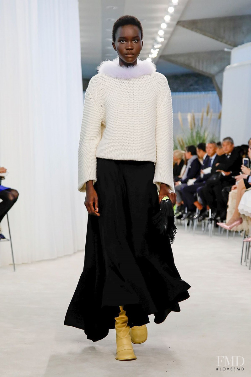 Achenrin Madit featured in  the Loewe fashion show for Spring/Summer 2020
