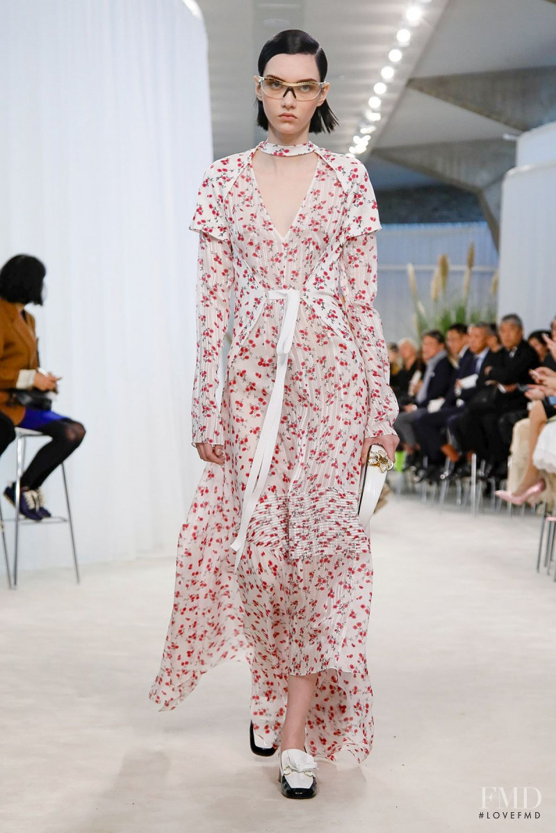 Sofia Steinberg featured in  the Loewe fashion show for Spring/Summer 2020