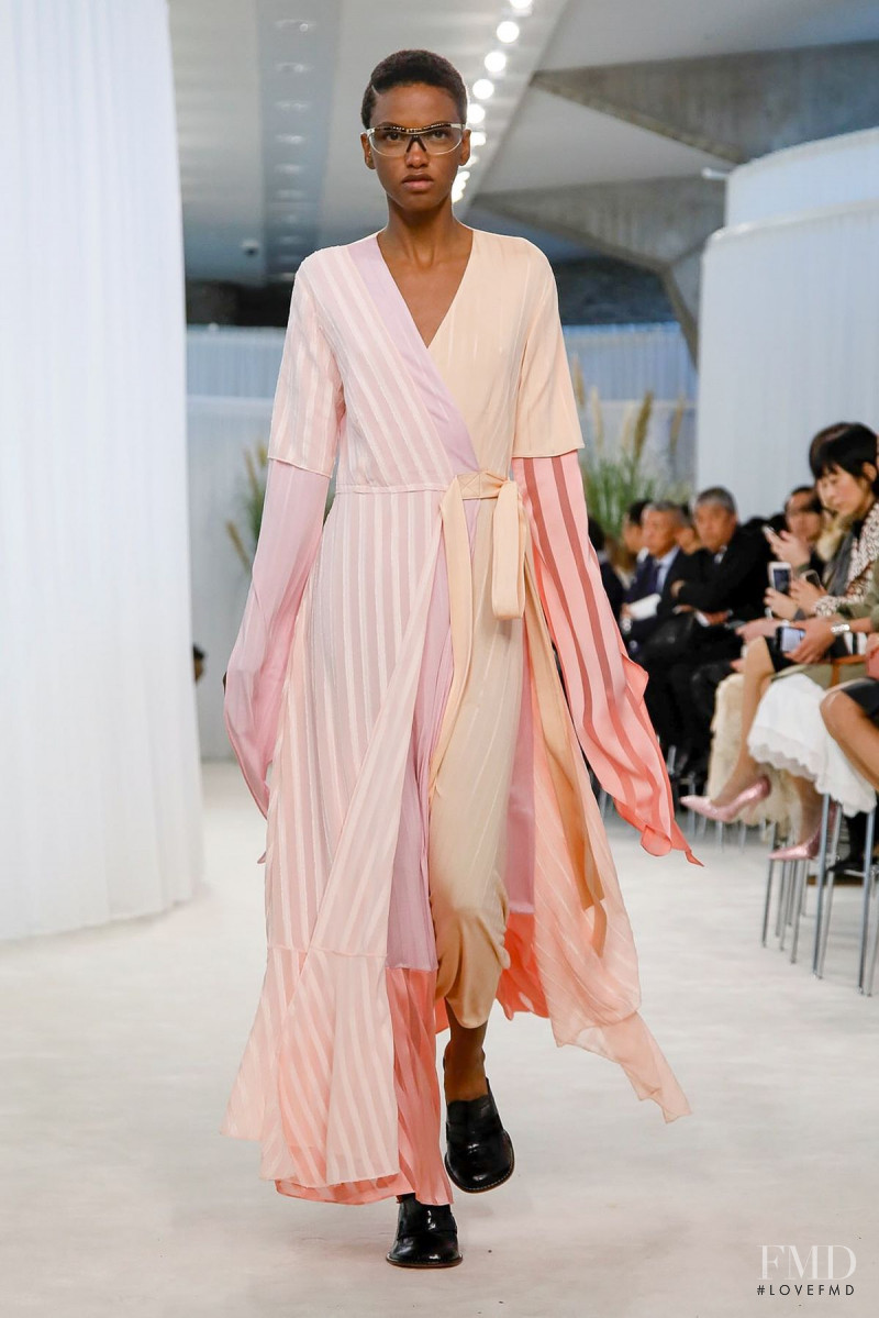 Ana Barbosa featured in  the Loewe fashion show for Spring/Summer 2020