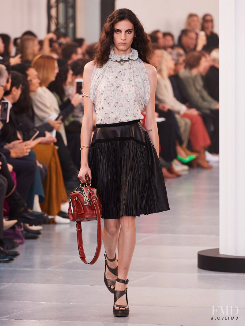 Cyrielle Lalande featured in  the Chloe fashion show for Spring/Summer 2020