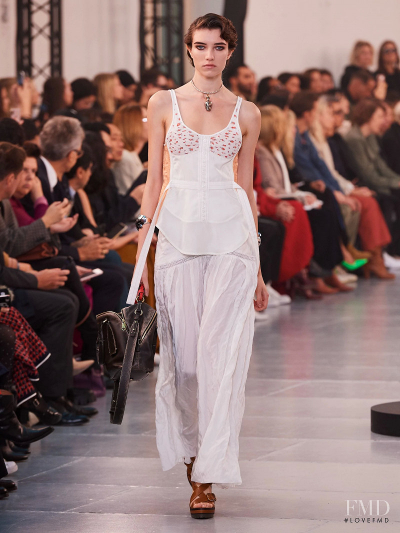 Grace Hartzel featured in  the Chloe fashion show for Spring/Summer 2020