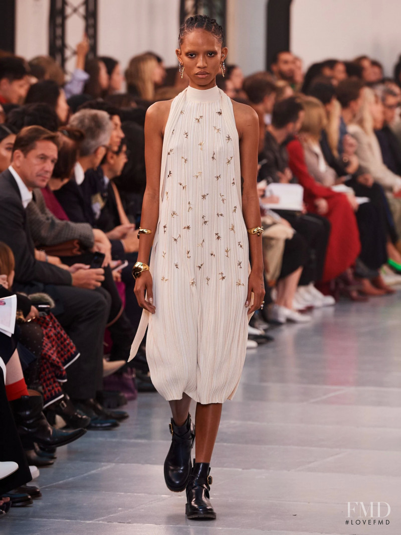 Adesuwa Aighewi featured in  the Chloe fashion show for Spring/Summer 2020