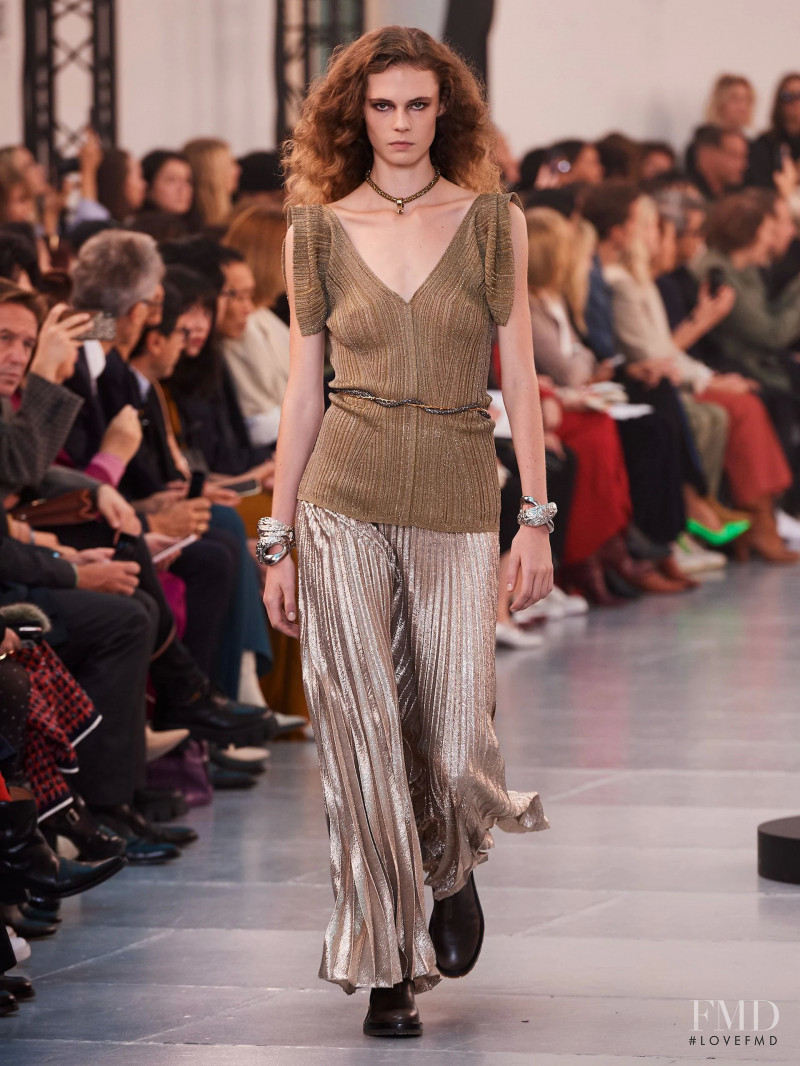 Brooke Robinson featured in  the Chloe fashion show for Spring/Summer 2020