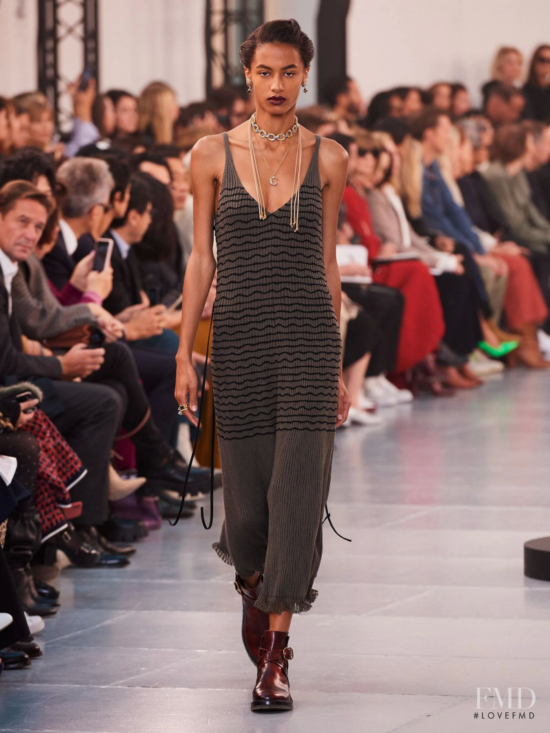 Sacha Quenby featured in  the Chloe fashion show for Spring/Summer 2020