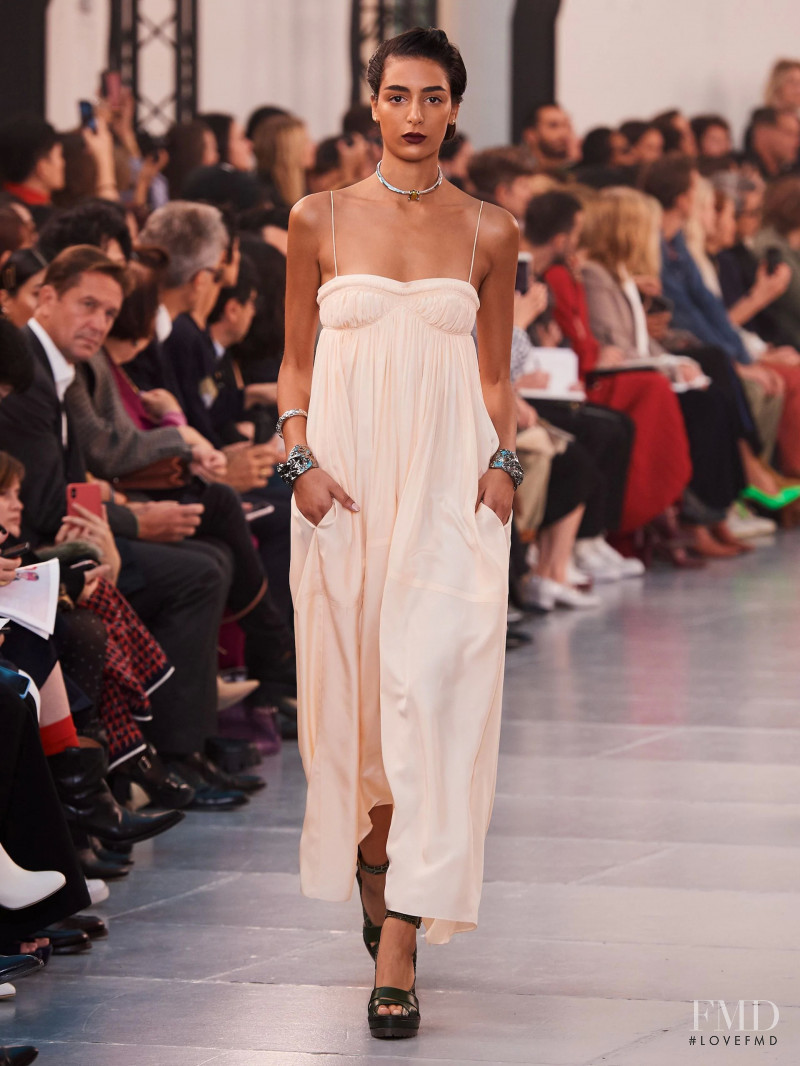 Nora Attal featured in  the Chloe fashion show for Spring/Summer 2020