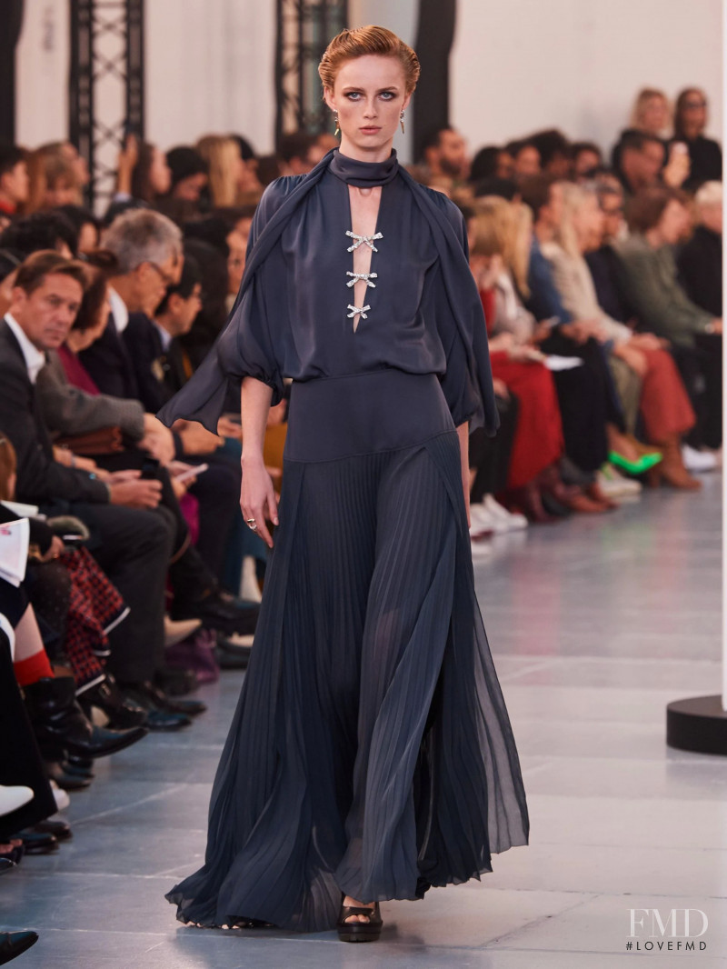 Rianne Van Rompaey featured in  the Chloe fashion show for Spring/Summer 2020