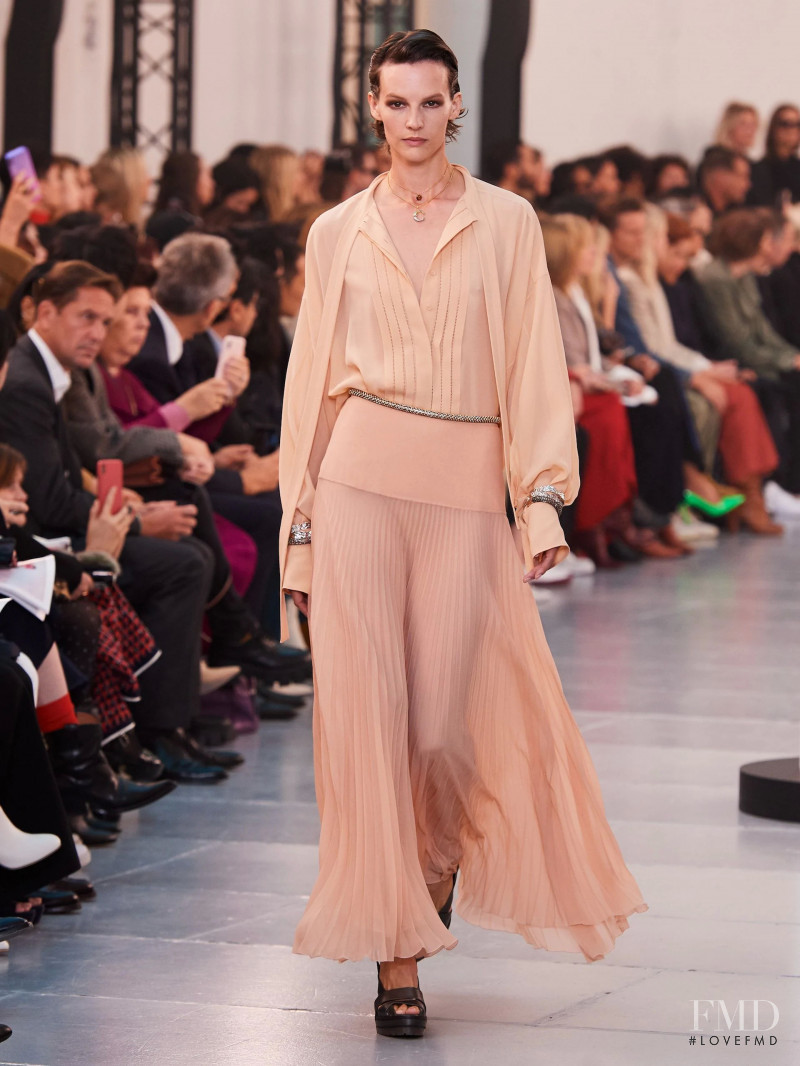 Sara Blomqvist featured in  the Chloe fashion show for Spring/Summer 2020