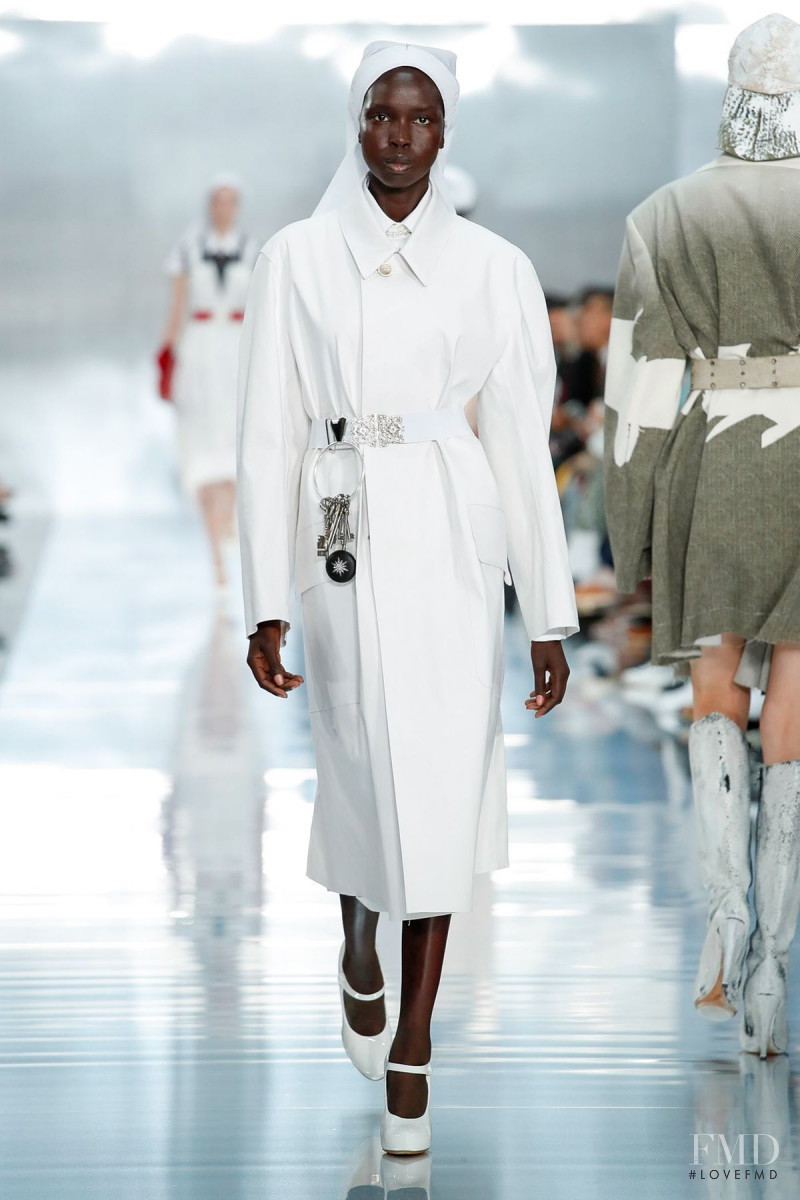Ajok Madel featured in  the Maison Martin Margiela fashion show for Spring/Summer 2020