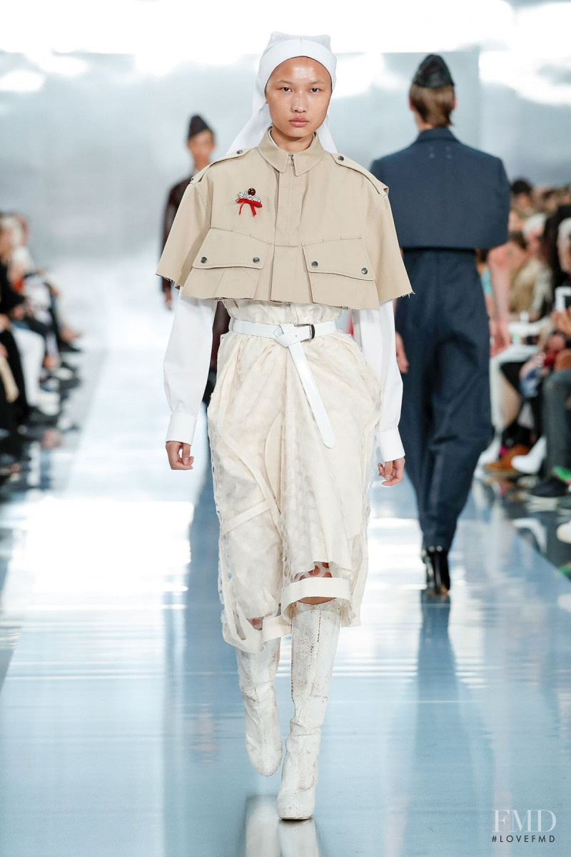 Ning Jinyi featured in  the Maison Martin Margiela fashion show for Spring/Summer 2020