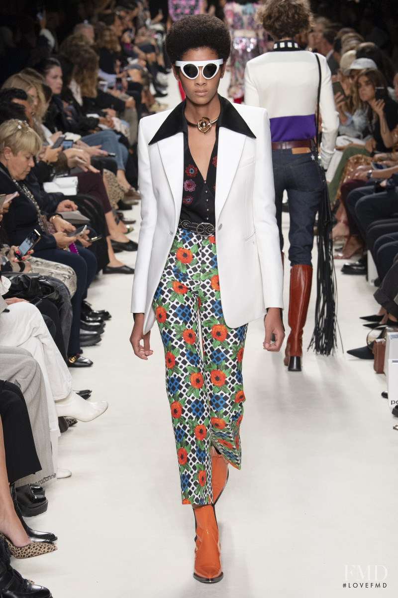 Licett Morillo featured in  the Paco Rabanne fashion show for Spring/Summer 2020
