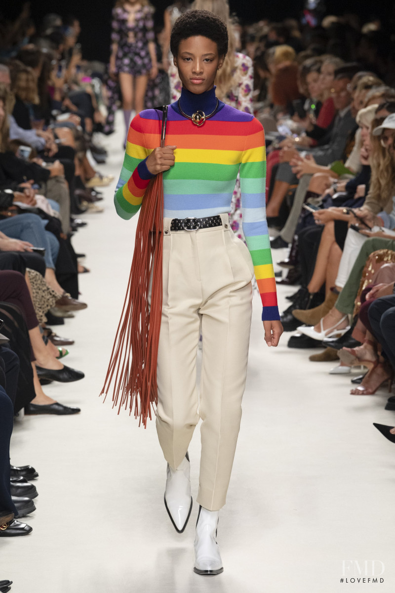 Janaye Furman featured in  the Paco Rabanne fashion show for Spring/Summer 2020