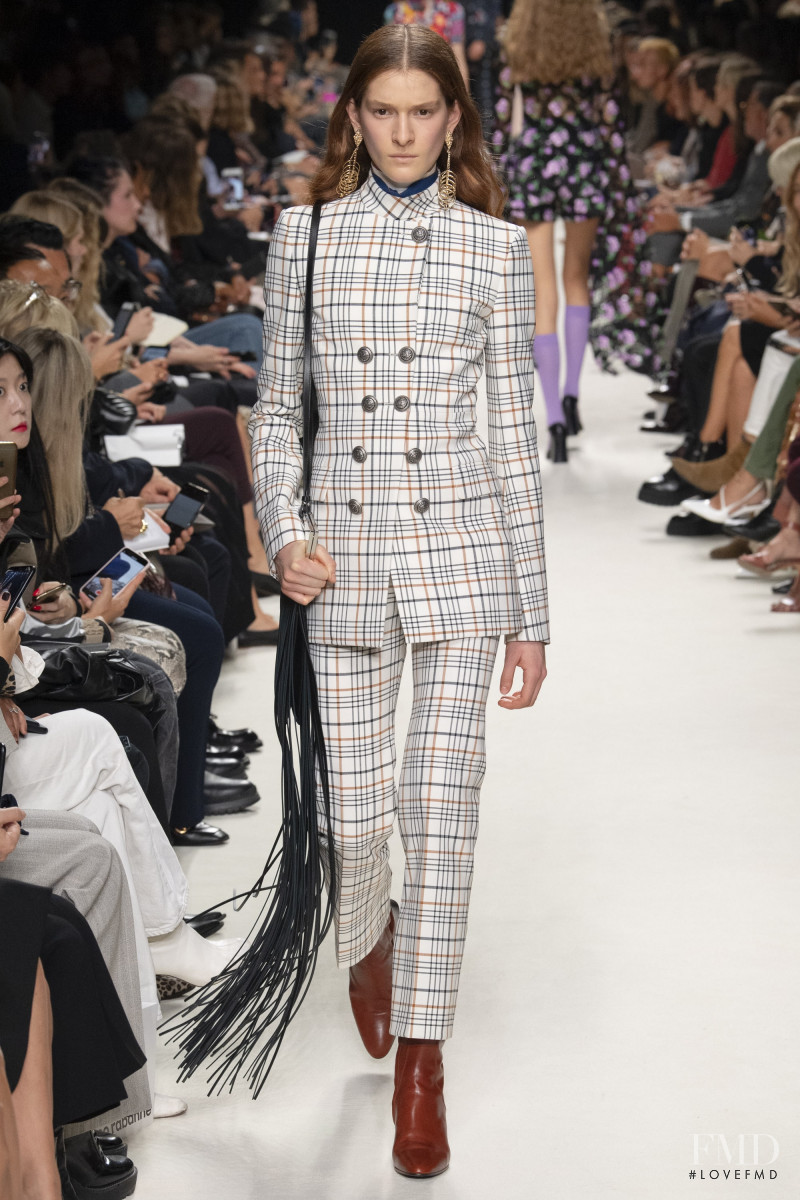 Mica Tosi featured in  the Paco Rabanne fashion show for Spring/Summer 2020