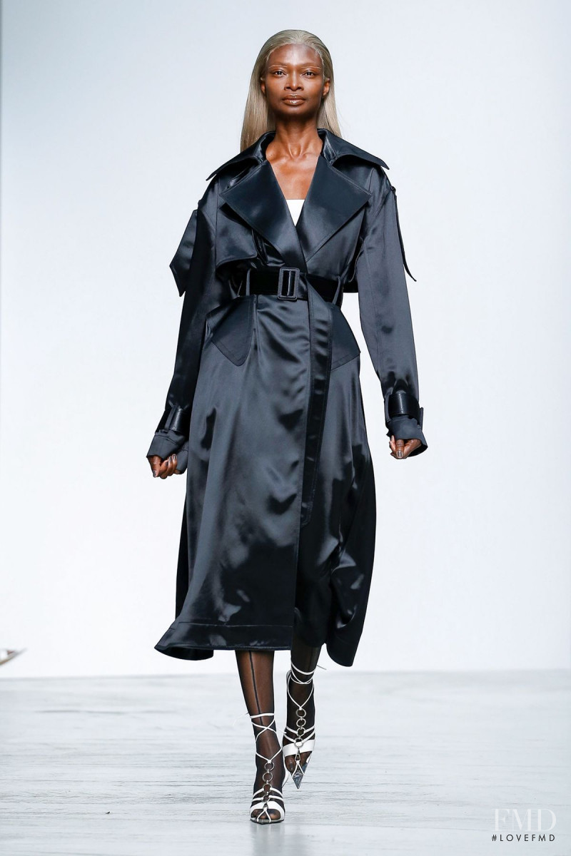 Debra Shaw featured in  the Mugler fashion show for Spring/Summer 2020