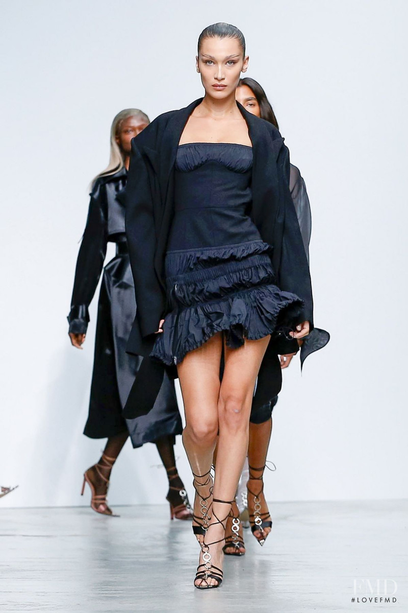 Bella Hadid featured in  the Mugler fashion show for Spring/Summer 2020
