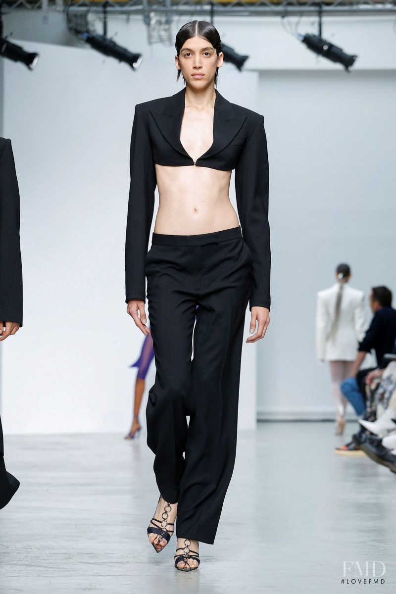 Barbara Sanchez featured in  the Mugler fashion show for Spring/Summer 2020