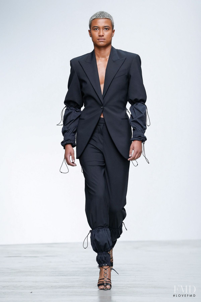 Maria Bailey featured in  the Mugler fashion show for Spring/Summer 2020