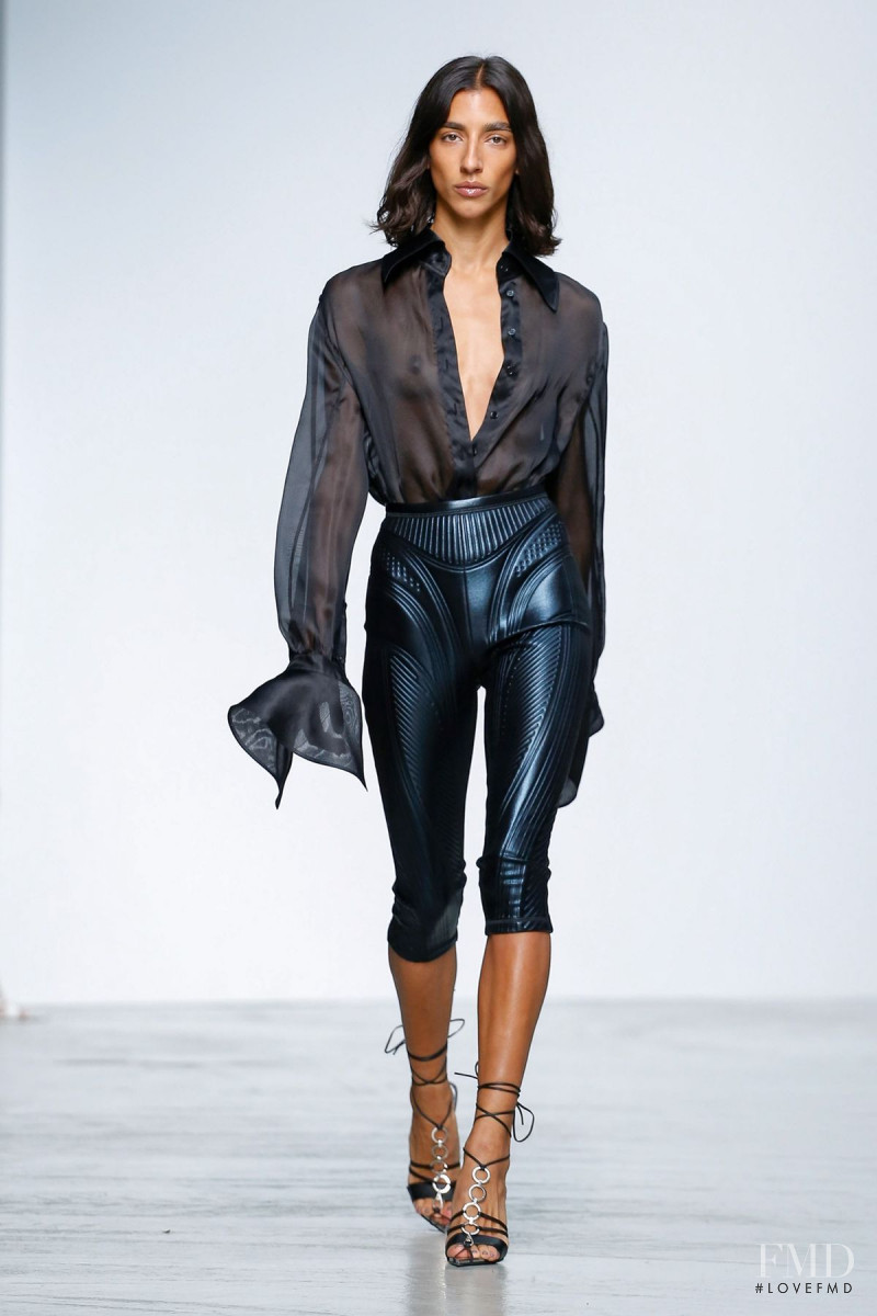 Hayley Ashton featured in  the Mugler fashion show for Spring/Summer 2020