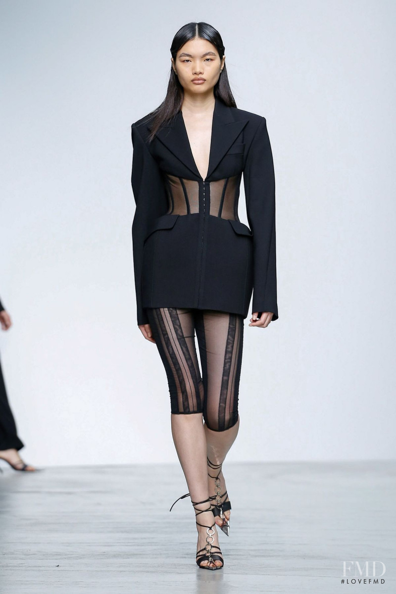 Chun Jin featured in  the Mugler fashion show for Spring/Summer 2020