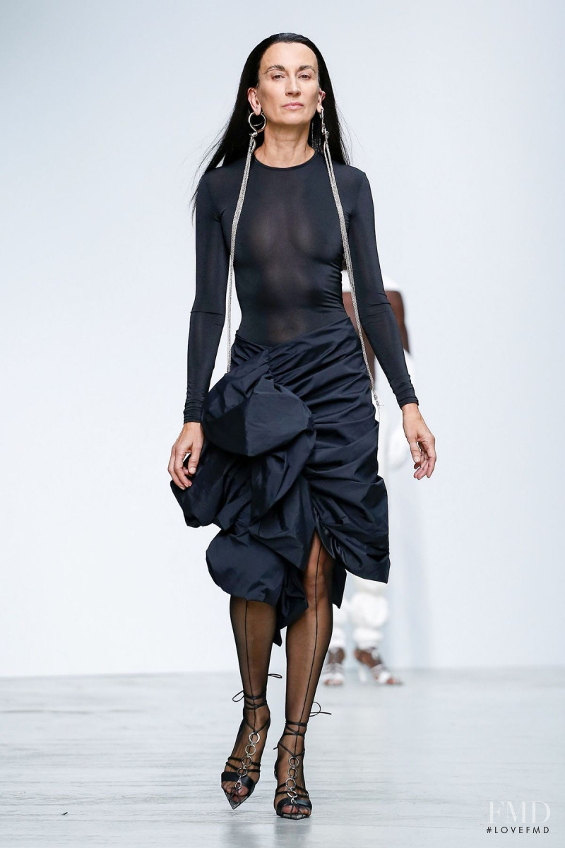 Violeta Sanchez featured in  the Mugler fashion show for Spring/Summer 2020