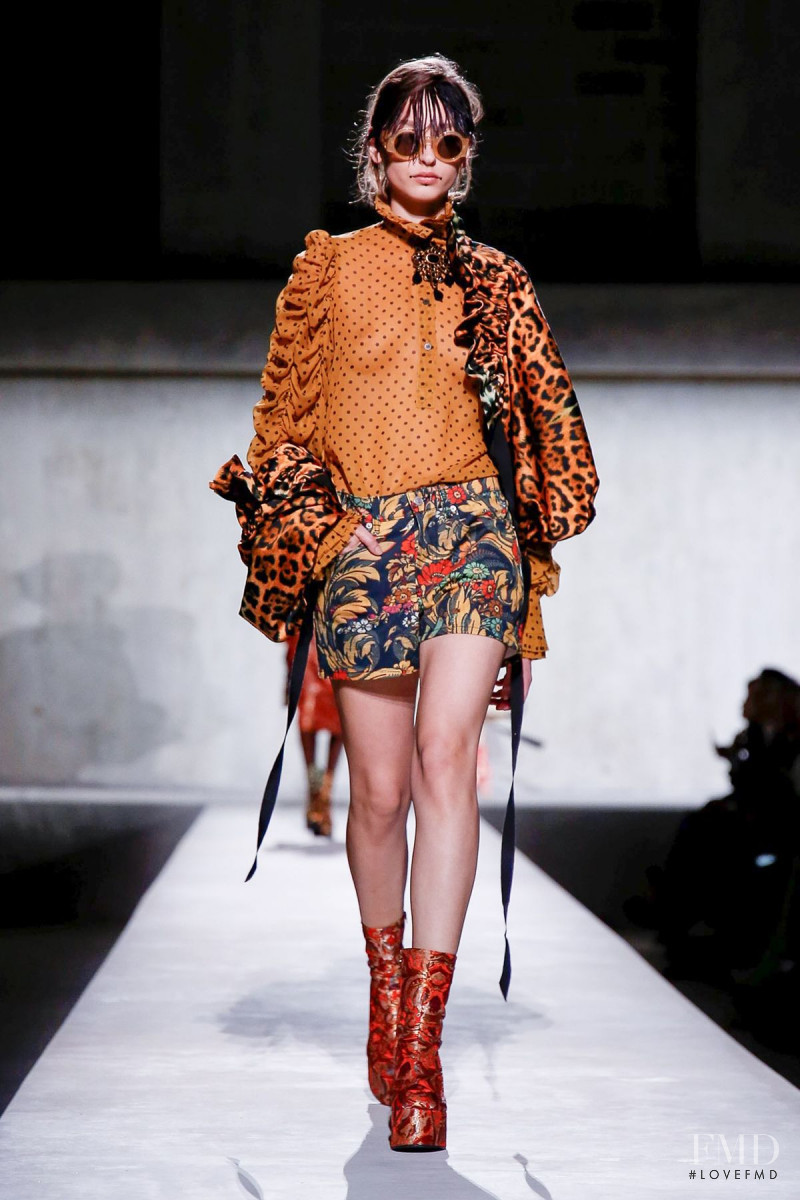 Ivana Trivic featured in  the Dries van Noten fashion show for Spring/Summer 2020