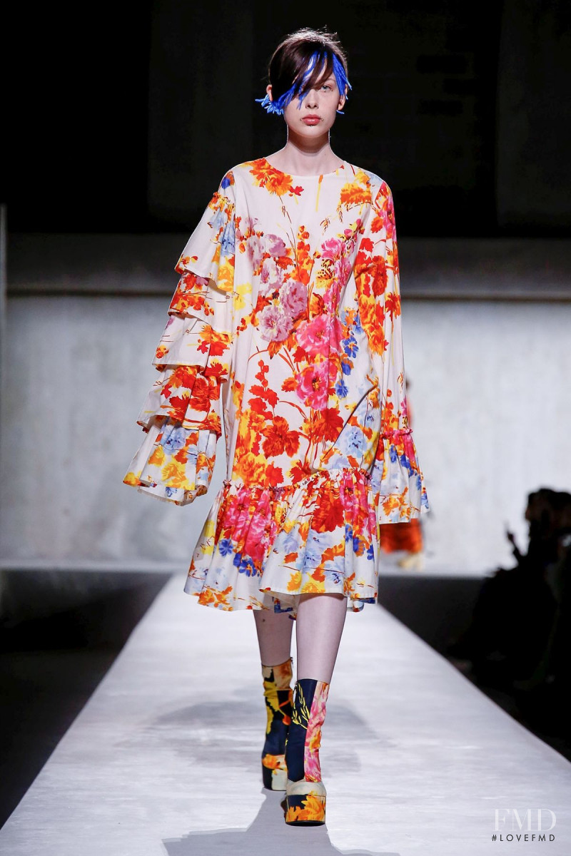 Pia Ekman featured in  the Dries van Noten fashion show for Spring/Summer 2020