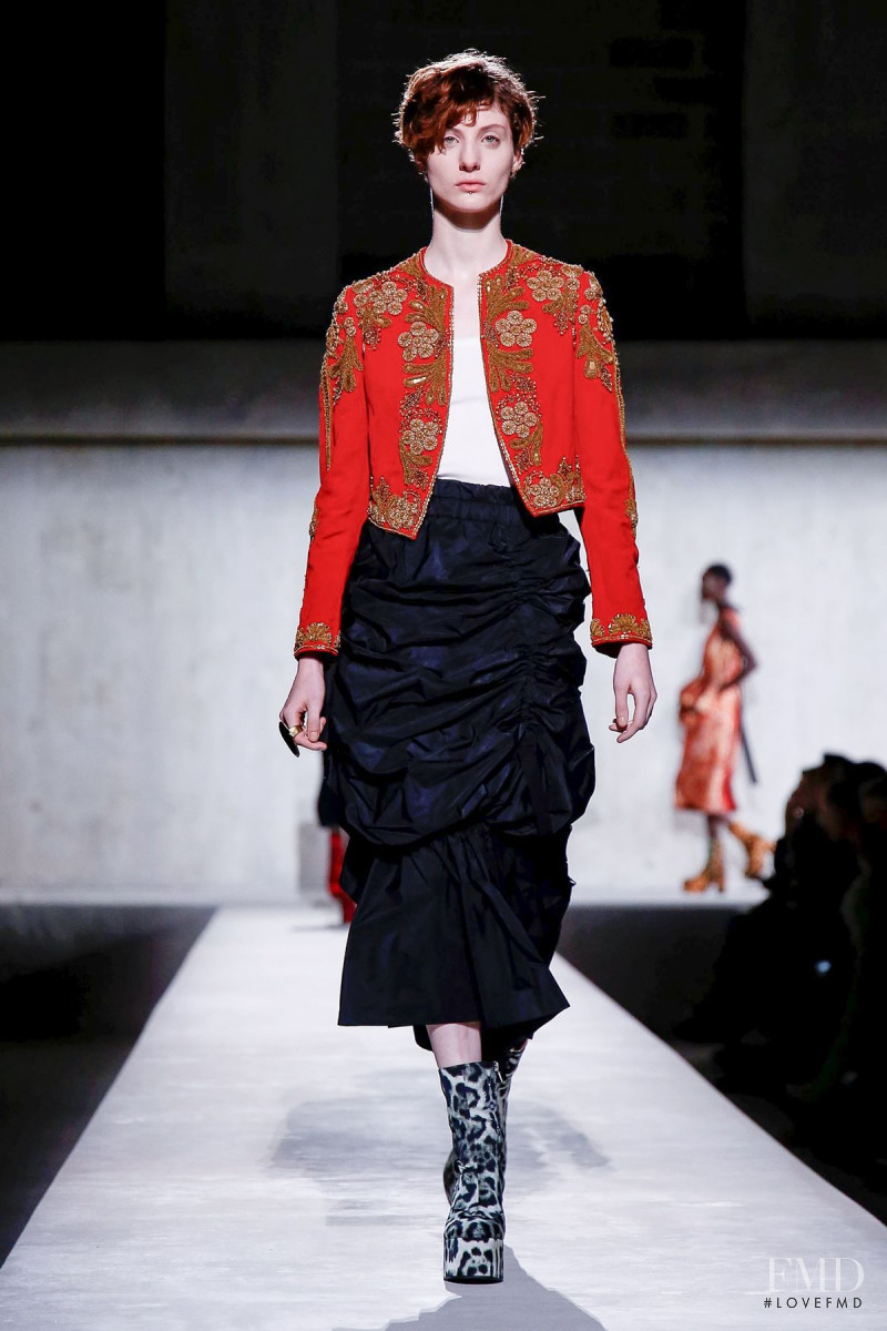 Bo Gebruers featured in  the Dries van Noten fashion show for Spring/Summer 2020